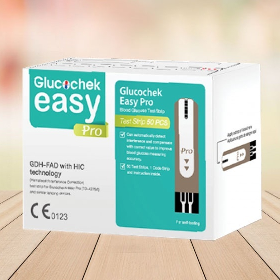 โฉมใหม่ สมาพันธ์ แผ่น GLUCOCHEK EASY PRO TEST STRIP 25 แผ่น และ 50 แผ่น แผ่นตรวจเบาหวาน