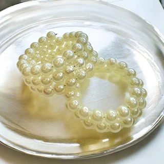 [พร้อมส่งทันที] กำไลข้อมือมุข แบบสปริง **กำไลมุข 3แถว** เครื่องประดับชุดไทย ชุดไทยเด็ก กำไลมุข ลอยกระทง สงกรานต์