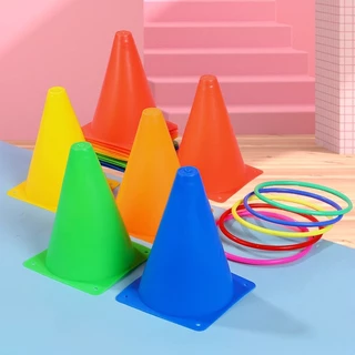 5 ชิ้น กรวยฝึกซ้อม กรวย กรวยซ้อมกีฬา กรวยซ้อมบอล กรวยซ้อมกีฬา ฟุตบอล มี 3 สีให้เลือก