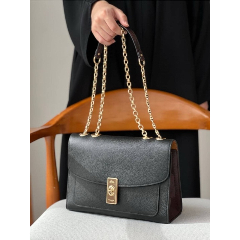 💚แท้💯 พร้อมส่ง💚COACH C8595 Lane Shoulder Bag