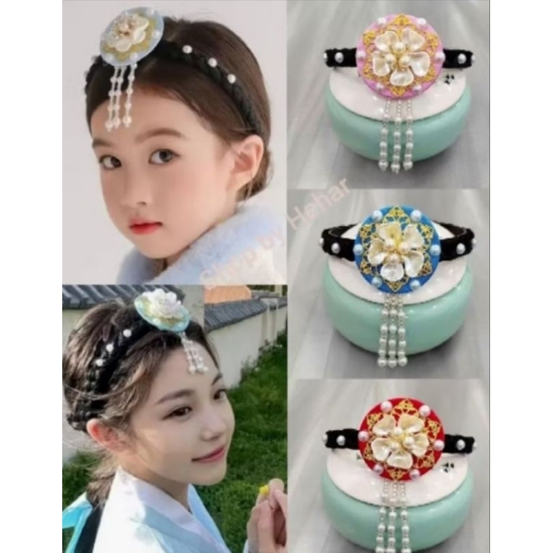 ส่งใน 🇹🇭 ส่งเร็ว ที่คาดผมเกาหลี สำหรับชุดฮันบก