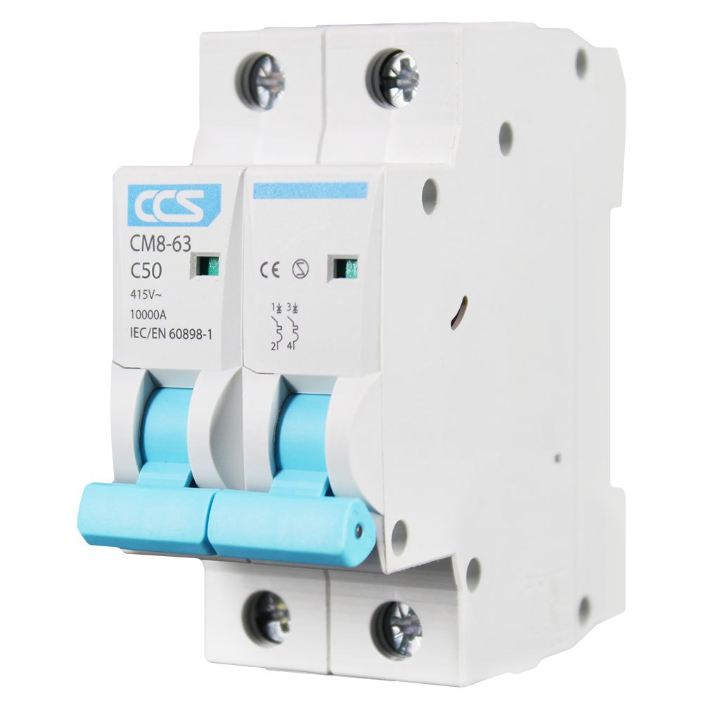 เซอร์กิตเบรกเกอร์ เมนเบรกเกอร์ ลูกย่อย Circuit Breaker 1P / 2P / 3P / 4P ขนาด 10A-63A รุ่น CM8-63 - รูปที่ 2