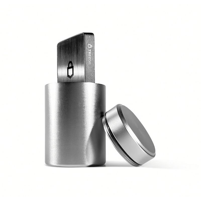 Protective capsule cover for the Trezor crypto wallet 5. for bitcoin wallet, waterproof.