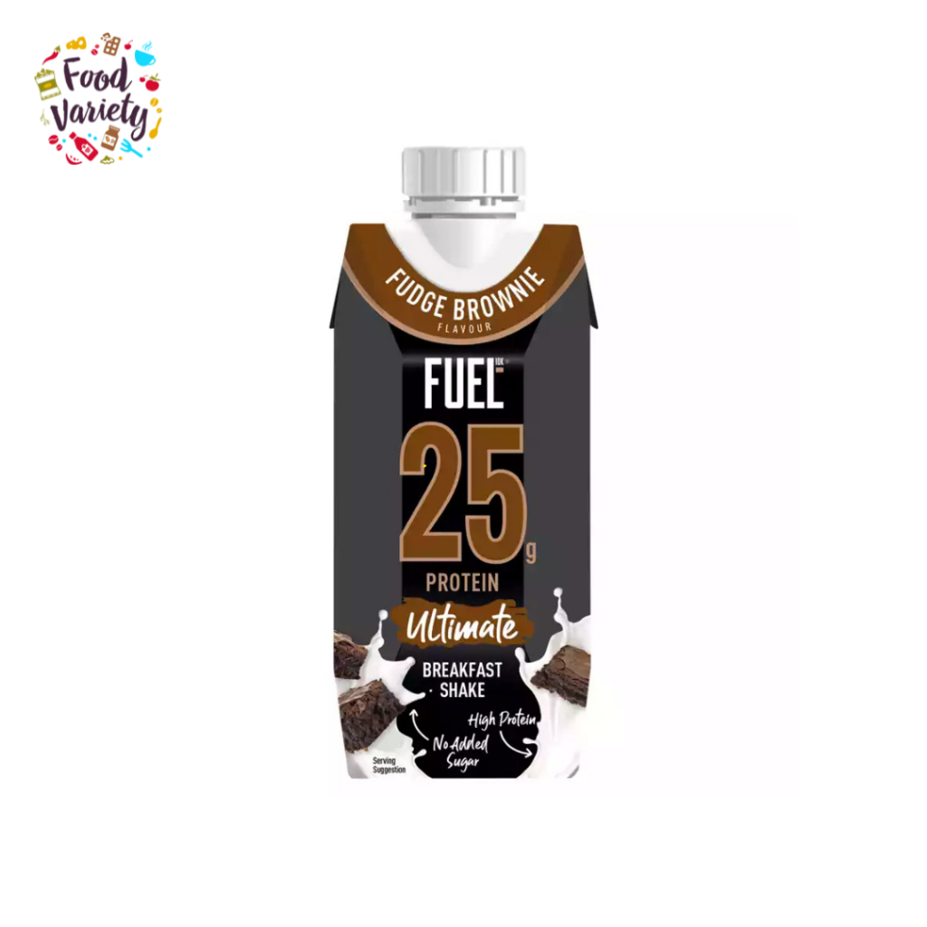 [BestBefore-4-Mar-2025] Fuel 10K 25g Protein Ultimate Breakfast Shake Fudge Brownie Flavour 330ml