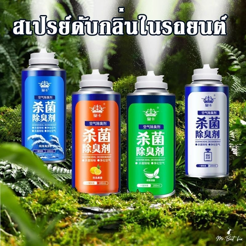 สเปรย์ดับกลิ่น น้ำยาดับกลิ่นในรถยนต์  น้ำยาปรับอากาศในรถยนต์ กำจัดกลิ่นอับในรถยนต์