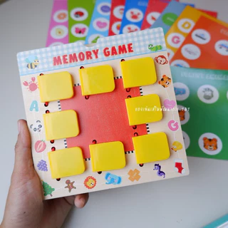 T179 Memory Game ของเล่นฝึกความจำ เปิดจับคู่ภาพเหมือน ของเล่นเสริมพัฒนาการเด็ก