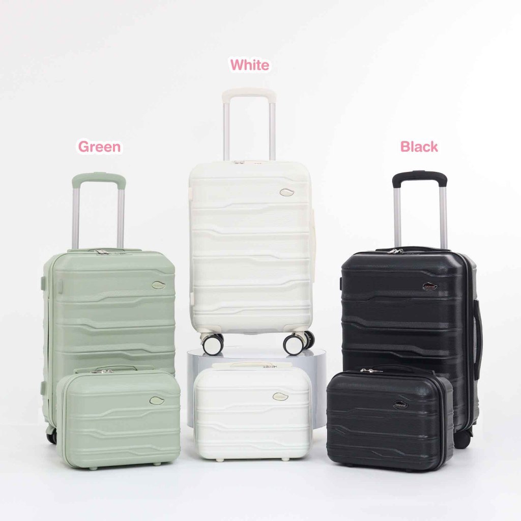 Tpartner แท้ [ประกัน1ปี] กระเป๋าเดินทางล้อลาก DELUXE เฟรมซิป แข็งแรง ลายตาข่าย ป้องกันรอยขีดข่วน เบา