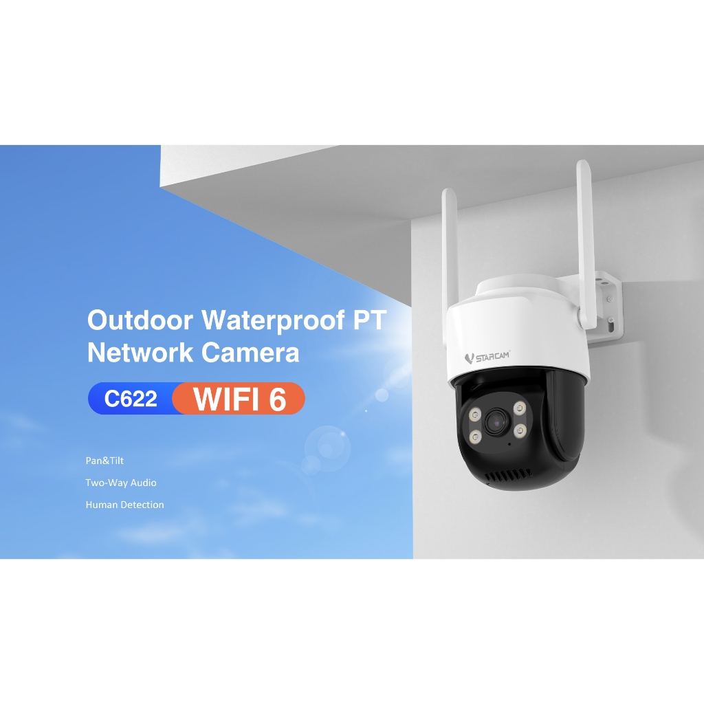 Vstarcam C622 กล้องวงจรปิด IP Camera ความละเอียด 1MP