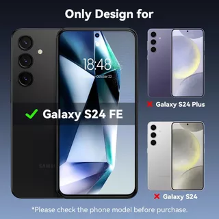 Wsken S24 FE ฟิล์มกระจก เต็มจอ for Samsung Galaxy S24 Ultra ฟิล์ม S25Ultra S24Plus ฟิล์มกระจกเต็มจอ Tempered Glass Film