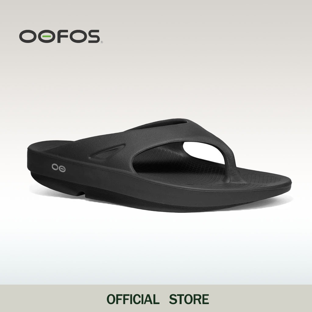 OOFOS Ooriginal Black - รองเท้าแตะเพื่อสุขภาพ นุ่มสบายเท้าด้วยวัสดุอูโฟม บอกลาปัญหาสุขภาพเท้า