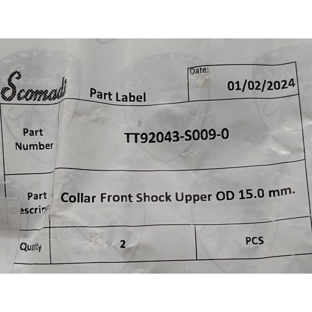 บูชหูโช้คตัวบน Scomadi TT125 แท้