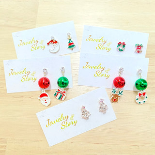 ต่างหู christmas คริสมาส 🎄❄️