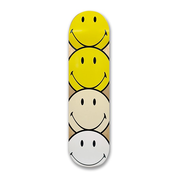 SMILEY® SKATEBOARD DECK  (YELLOW)