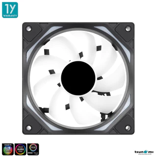 พัดลมระบายความร้อน Tsunami 1267 ARGB 12CM Cooling Fan รับประกันสินค้า 1 ปี