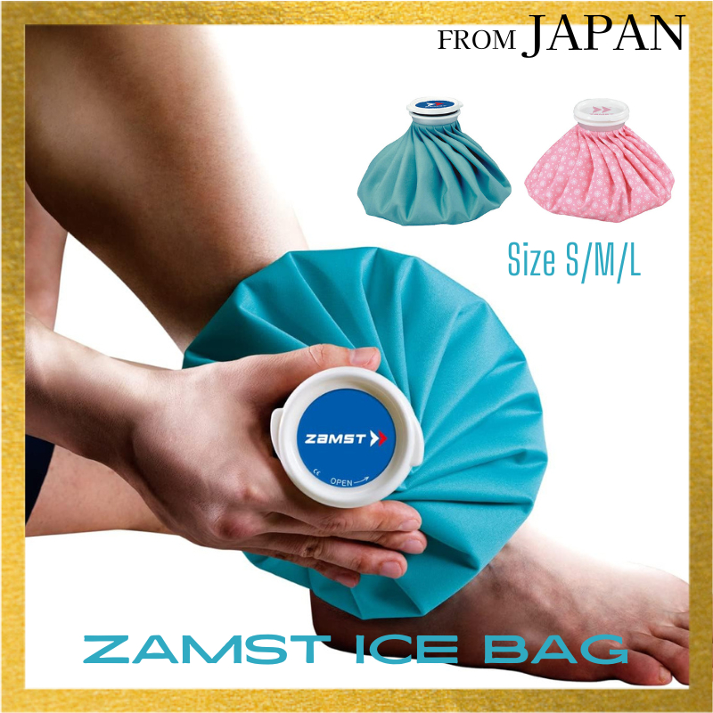 Zamst Ice bag ถุงน้ำแข็ง แผ่นประคบเย็น สำหรับข้อศอก เข่า ต้นขา ข้อเท้า ข้อมือ ไหล่ ให้ความเย็นและปฐมพยาบาล [จากญี่ปุ่น]