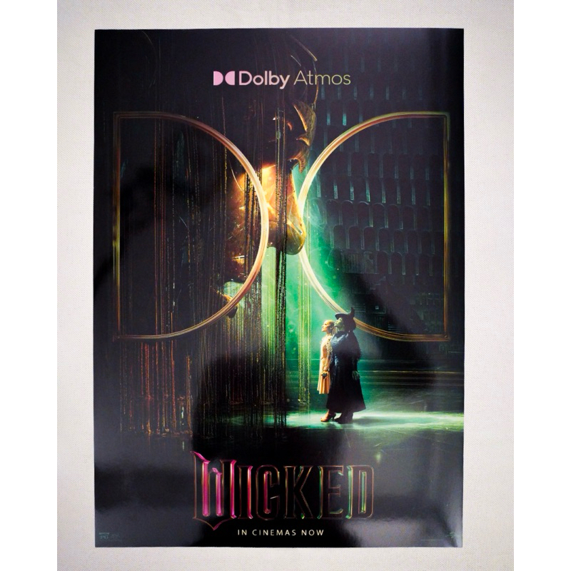 โปสเตอร์ของแท้ “WICKED” Dolby Atmos จาก SF Cinema - Poster “WICKED” Dolby Atmos