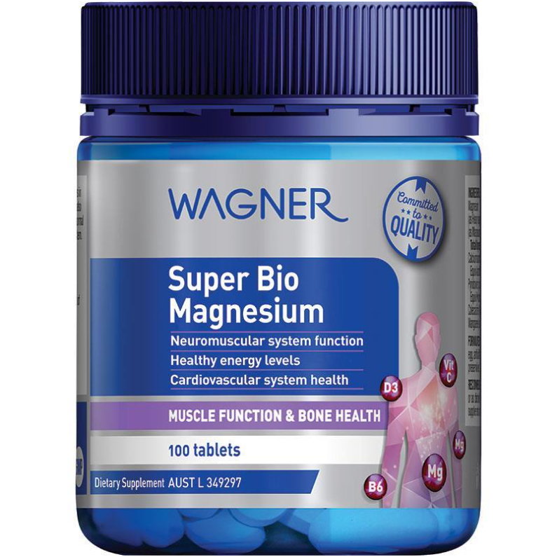 Wagner Super Bio Magnesium 100 Tablets รูปที่ 2