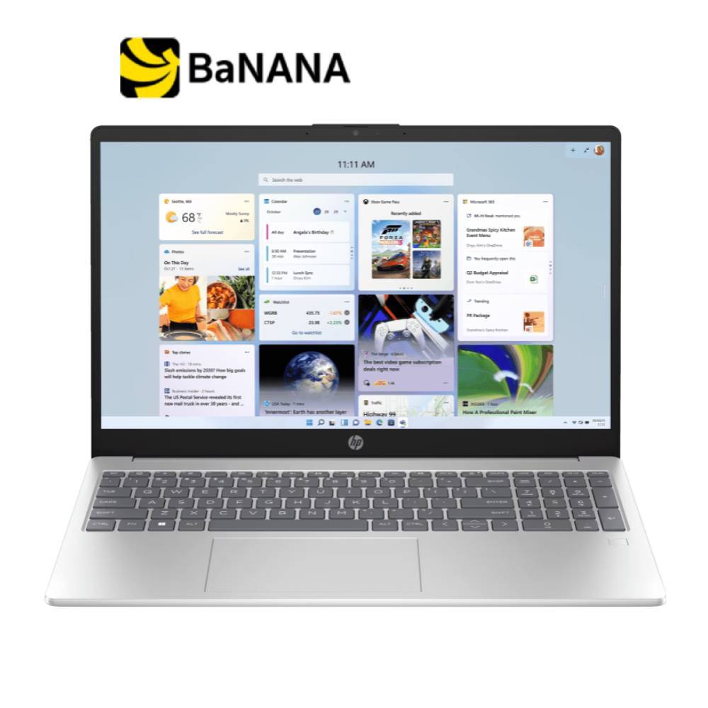 โน๊ตบุ๊ค HP 15-fc0057AU Silver by Banana IT