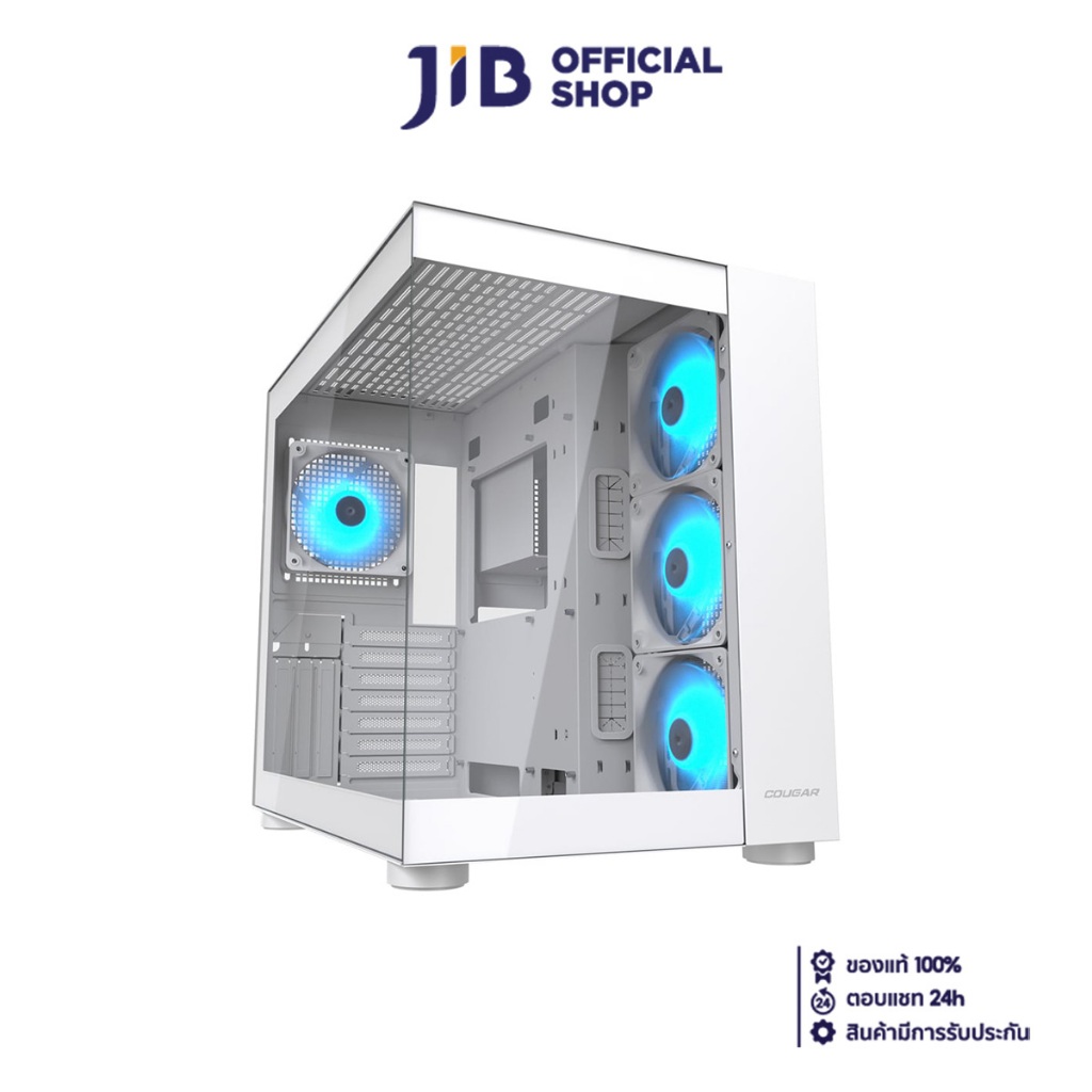 CASE (เคส) COUGAR FV150 RGB (WHITE) (ATX)