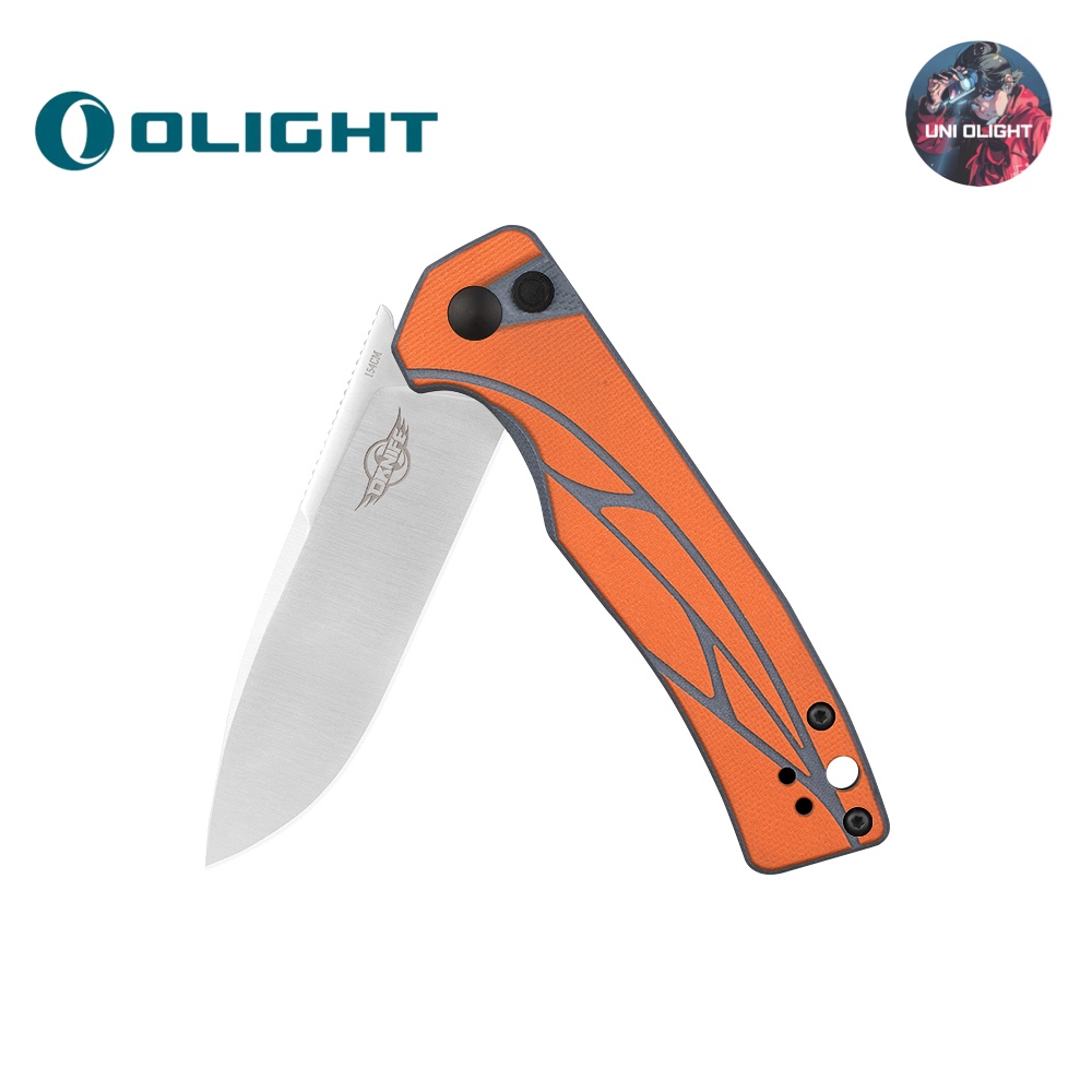 Olight Oknife Mettle Orange Knife มีดพับพกพาสำหรับยังชีพ