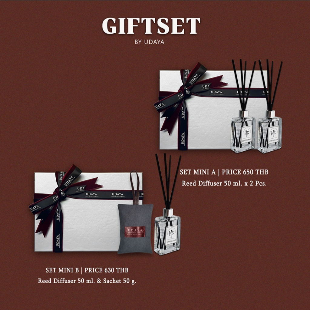 ชุดของขวัญMINI GIFTSET UDAYA มูลค่า 650 และ 630 บาท