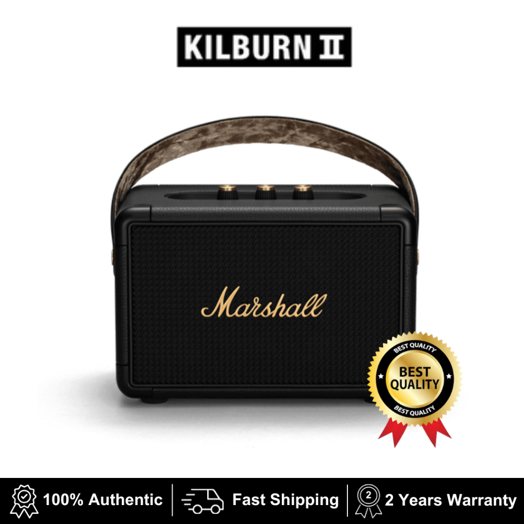 Kilburn II Black - รับประกัน 1 ปี + ส่งฟรี - ลำโพงบลูทูธ ลำโพงบลูทูธพกพา ลำโพง Bluetooth