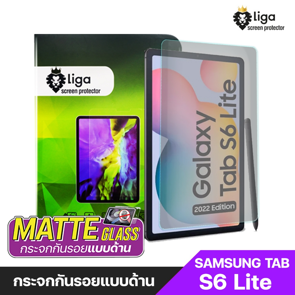 ฟิล์มกระจกกันรอยแบบด้าน SAMSUNG Tab S6 Lite