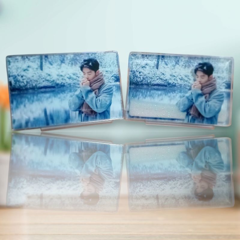 พร้อมส่ง กรอบรูปอะคริลิคทรายดูด เซียวจ้าน จ้าวลู่ซือ จางหลิงเฮ่อ ไป๋ลู่ ดาราจีน