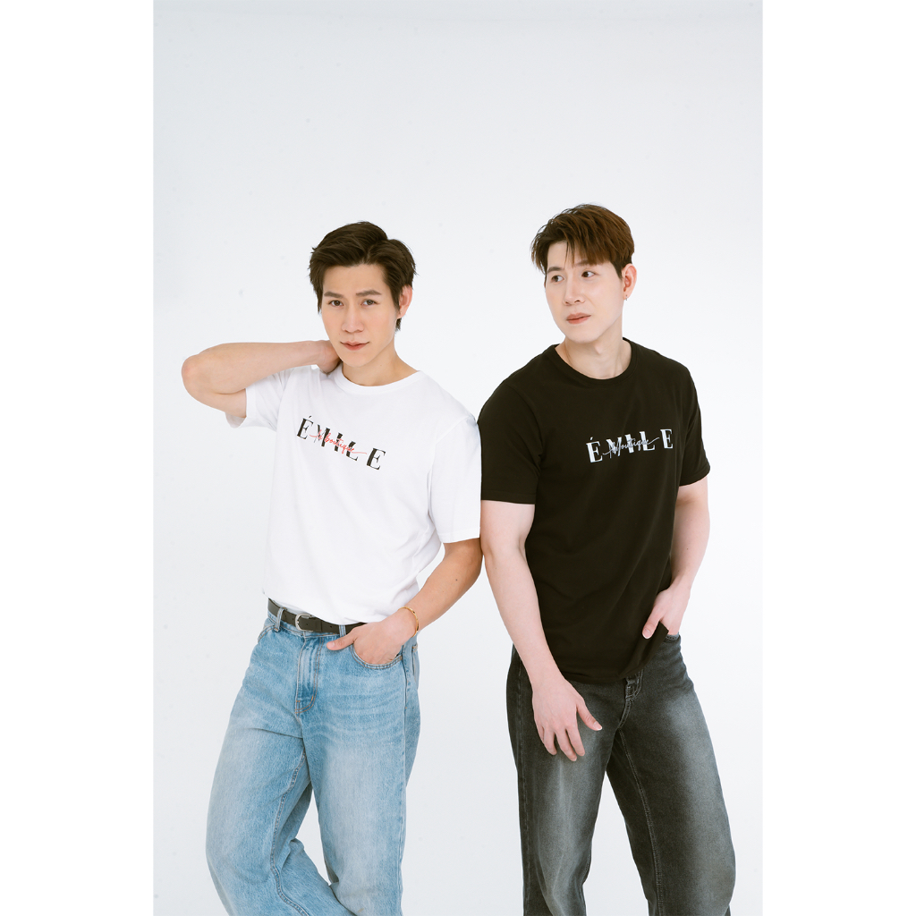 Émile La Boutique รุ่น Standard เสื้อยืด ทรงสแตนดาร์ด ผ้าฝ้าย100% นุ่มพิเศษ