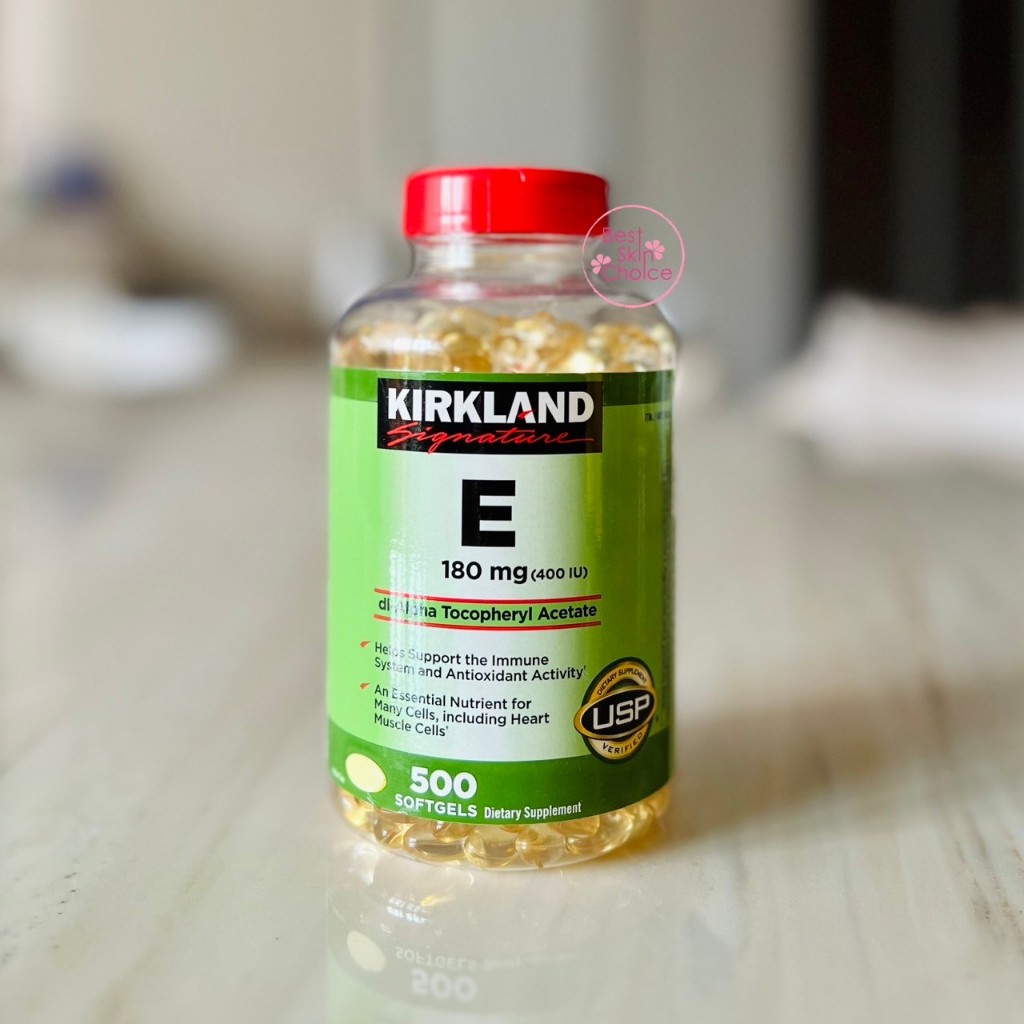 Exp01/2027 Kirkland Signature Vitamin E 400IU - 500 Softgels