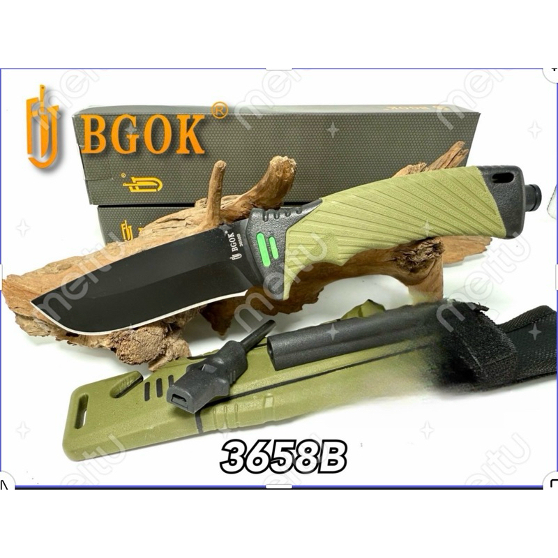 อุปกรณ์เดีนป่าBGOK-3658Bมีดพกพามีดเดีนป่าทำครัวสินค้าแท้พร้อมส่ง