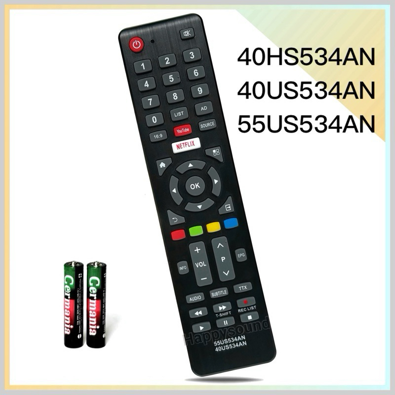 รีโมททีวี Smart TV HD Aco natic รุ่น 55US534AN , 40US534AN, 40HS534AN