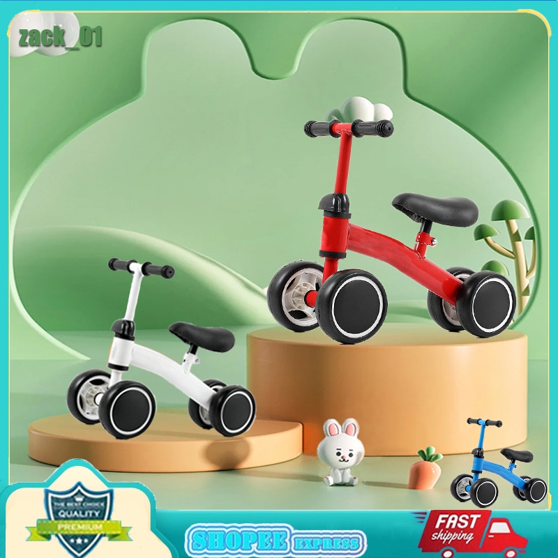 🚴‍♀จักรยานทรงตัว👶 รถบาลานซ์เด็ก จักรยานขาไถ  4ล้อ   แนะนำใช้ได้อายุ 2-10 ขวบ  จักรยานฝึกการทรงตัว  ของเล่นเด็ก
