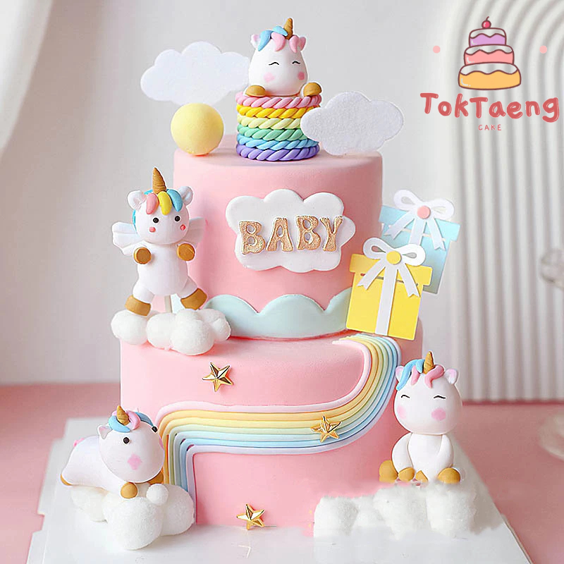 ตุ๊กตาแต่งเค้กยูนิคอร์น ยูนิคอร์น แต่งเค้ก 1601 1602 1603 1604 031 100 229 237 1093 1101 1431 092