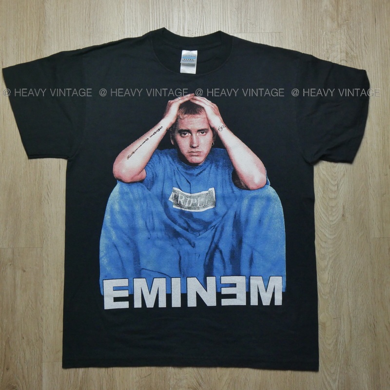 EMINEM tag made in USA เสื้อวินเทจ เสื้อทัวร์ hip-hop rapper heavy vintage shirt