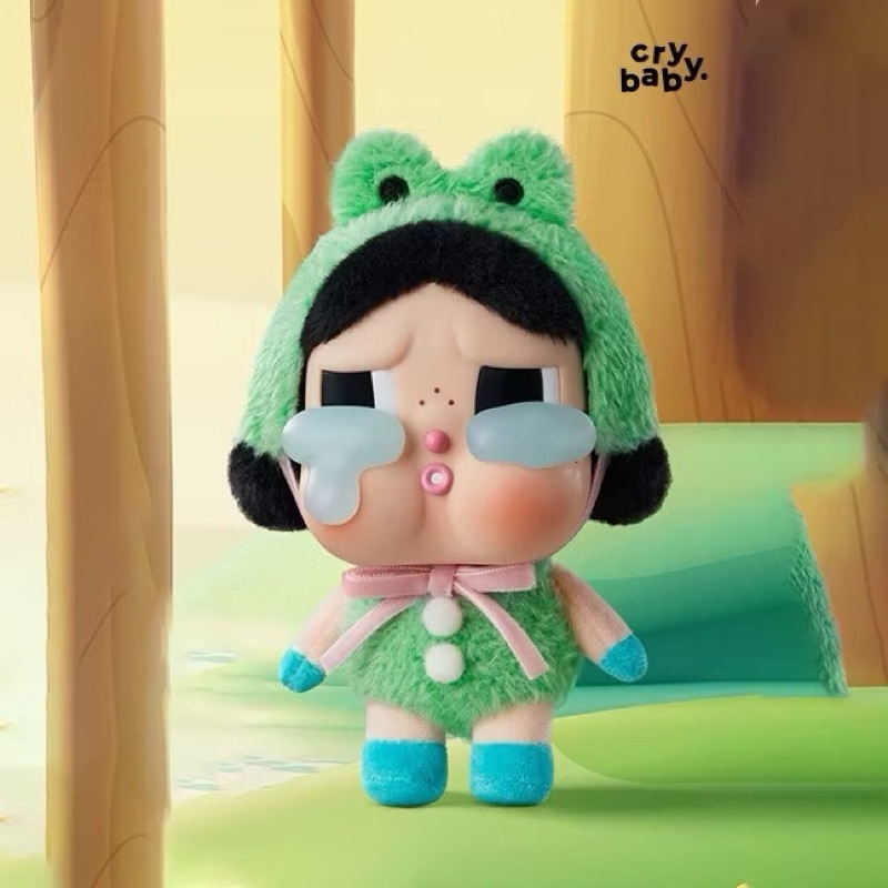 พร้อมส่งจากไทยเช็คการ์ด (หมี/ซุปซี/กบ) CRYBABY Crying Again Series-Vinyl Face Plush Blind Box : POP MART