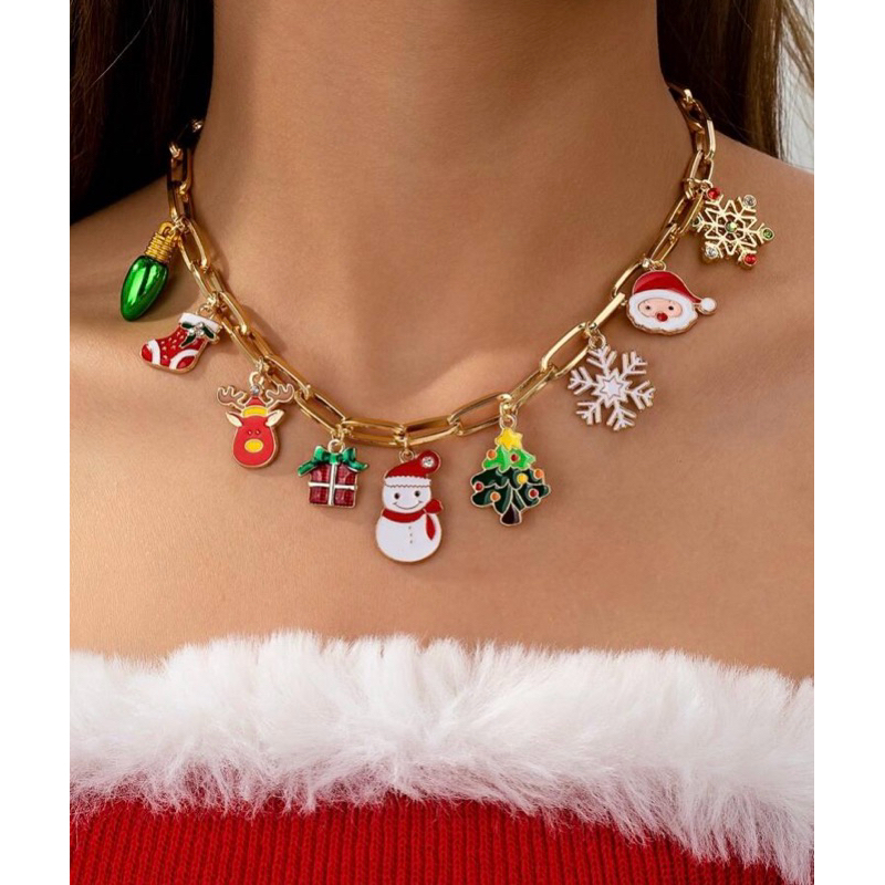 สร้อยคอคริสต์มาส Christmas ห้อยจี้คริสต์มาส พร้อมส่ง