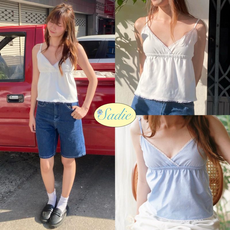 SADIE TANK TOP - สายเดี่ยวลูกไม้