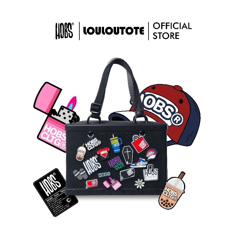 Hobs® กระเป๋าถือ - คล้องไหล่ EVA | LOULOU COLLECTION | Tote | กระเป๋าจิ๊บบิท | กระเป๋ายาง