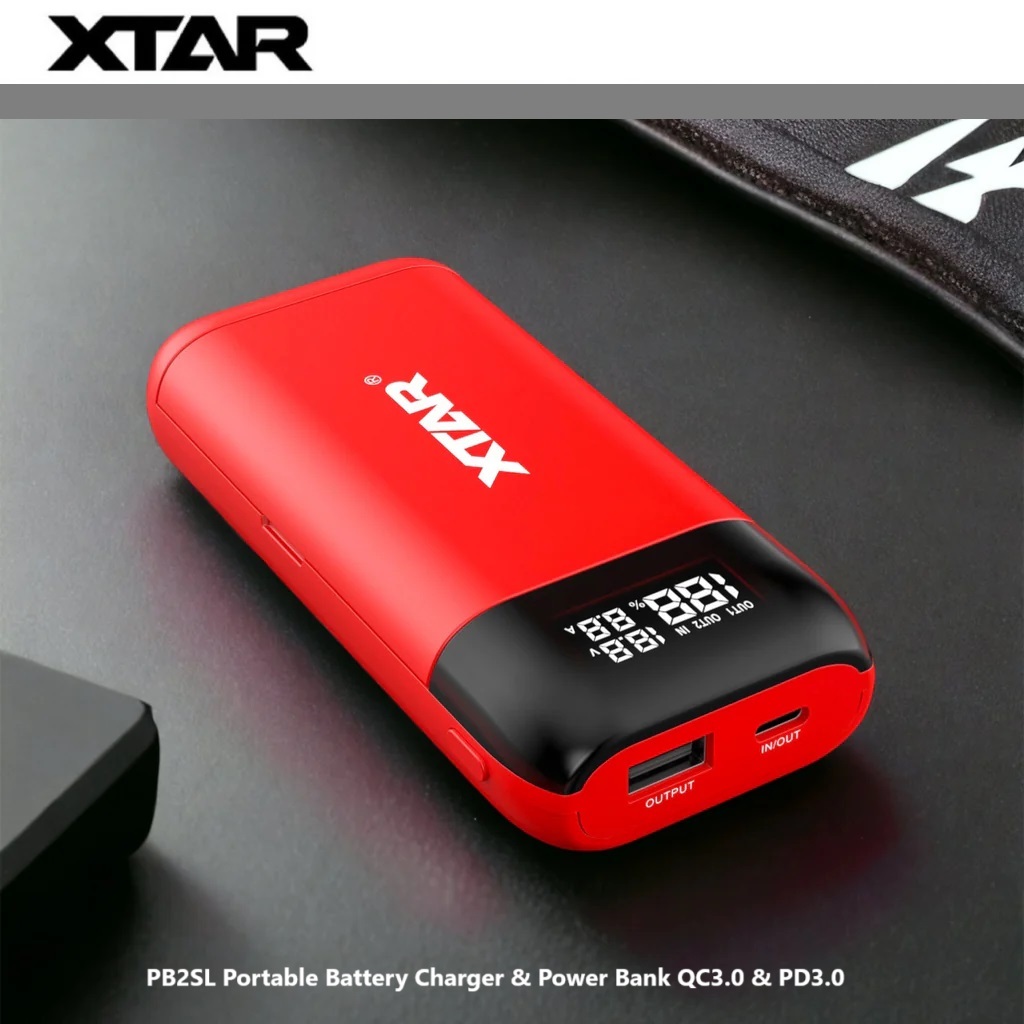 XTAR PB2SL Portable Charger  QC3.0 & PD3.0