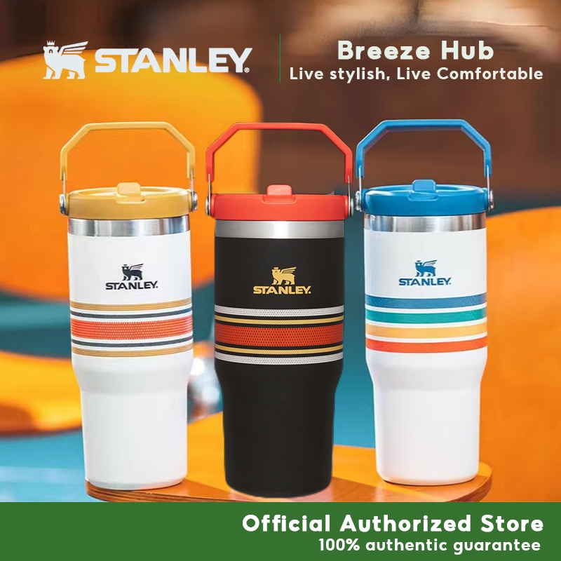 ของแท้ 100 % รับประกัน1ปี Stanley IceFlow Stainless Steel Tumbler กันหก ถ้วยสแตนเลส Rainbow 30oz