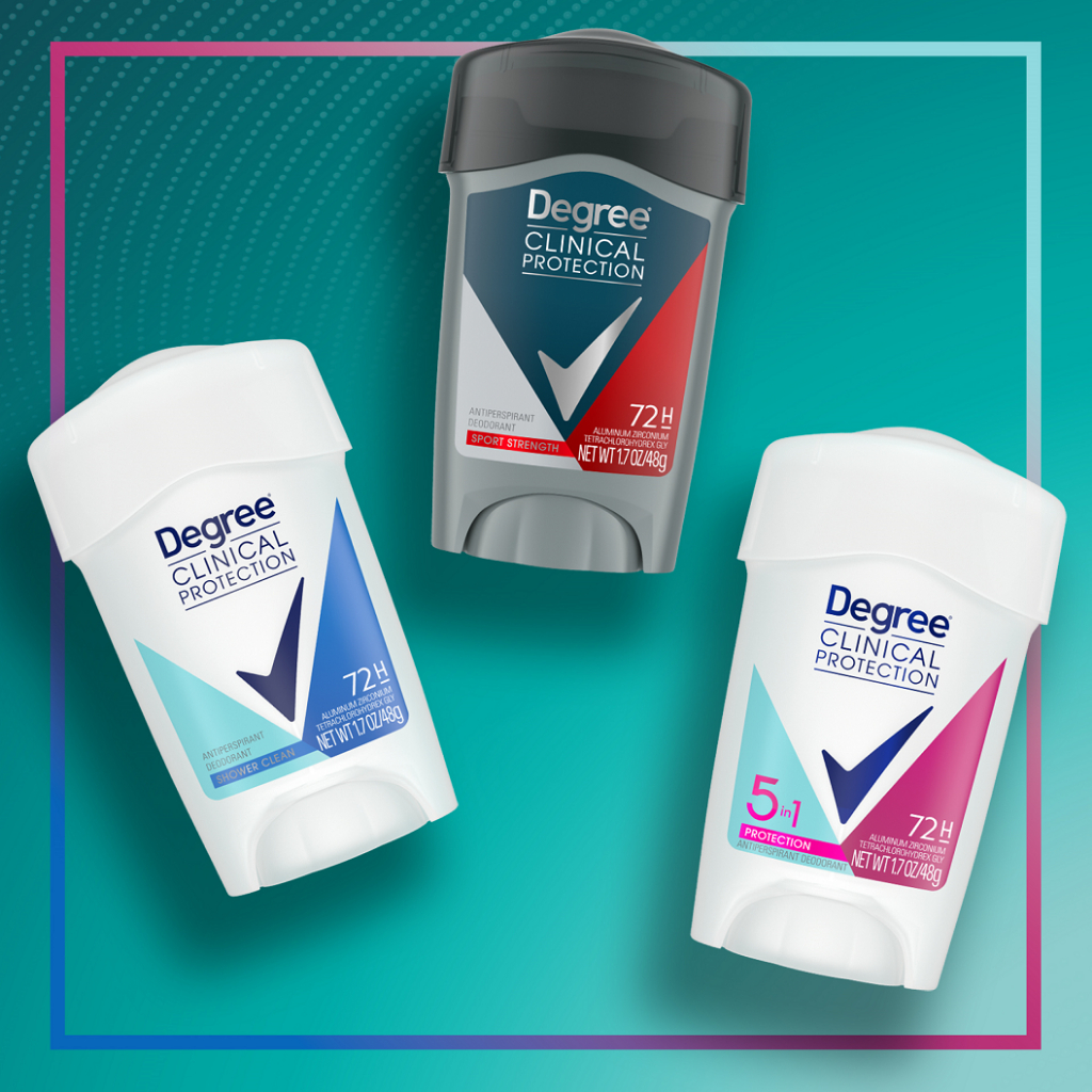 ระงับกลิ่นกาย Degree Women Clinical Protection Antiperspirant Deodorant Soft Solid 1.7oz (48 g)