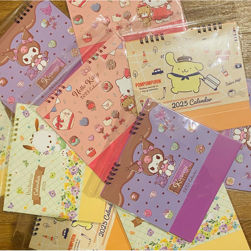 ปฏิทินตั้งโต๊ะ 2568 2025 schedule book Sanrio จากประเทศญี่ปุ่น