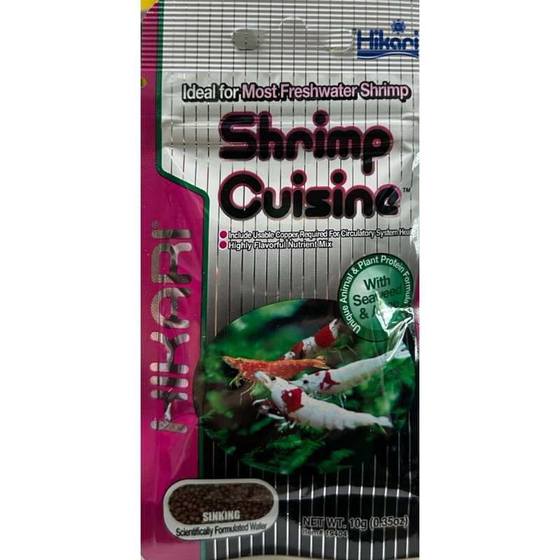 อาหารกุ้ง SPECIALISTS  HIKARI ® TROPICAL Shrimp Cuisine 10 g อาหารกุ้งเม็ดจม ฮิคาริ เหมาะสำหรับกุ้งน้ำจืด กุ้ง แคระ