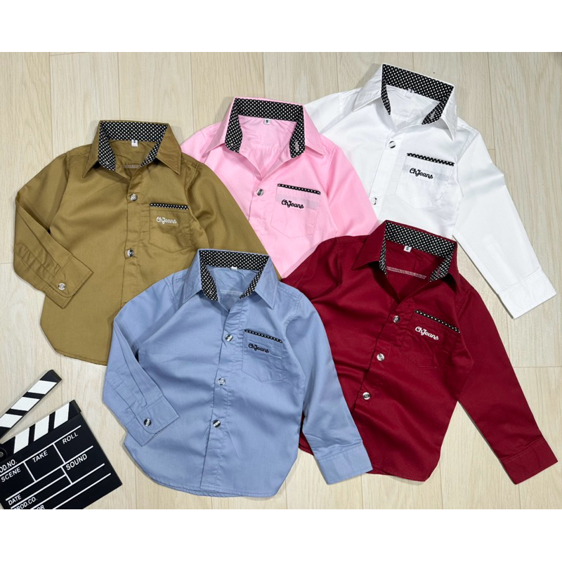 เสื้อเชิ้ตเด็ก เสื้อเชิ้ตแขนยาว