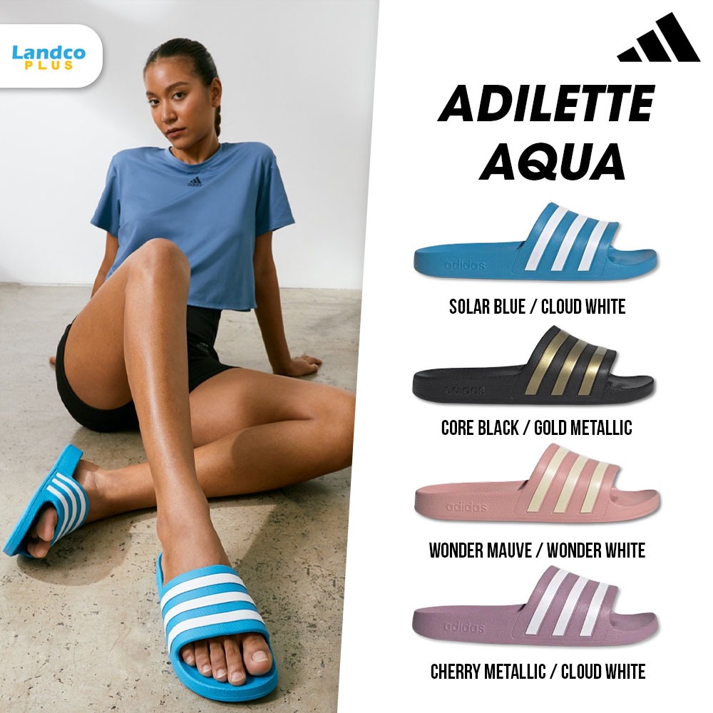 Adidas Collection อาดิดาส รองเท้าแตะ SPF Adilette Aqua Slides FY8047 / EG1758 / GZ5877 / FY8107 / GX