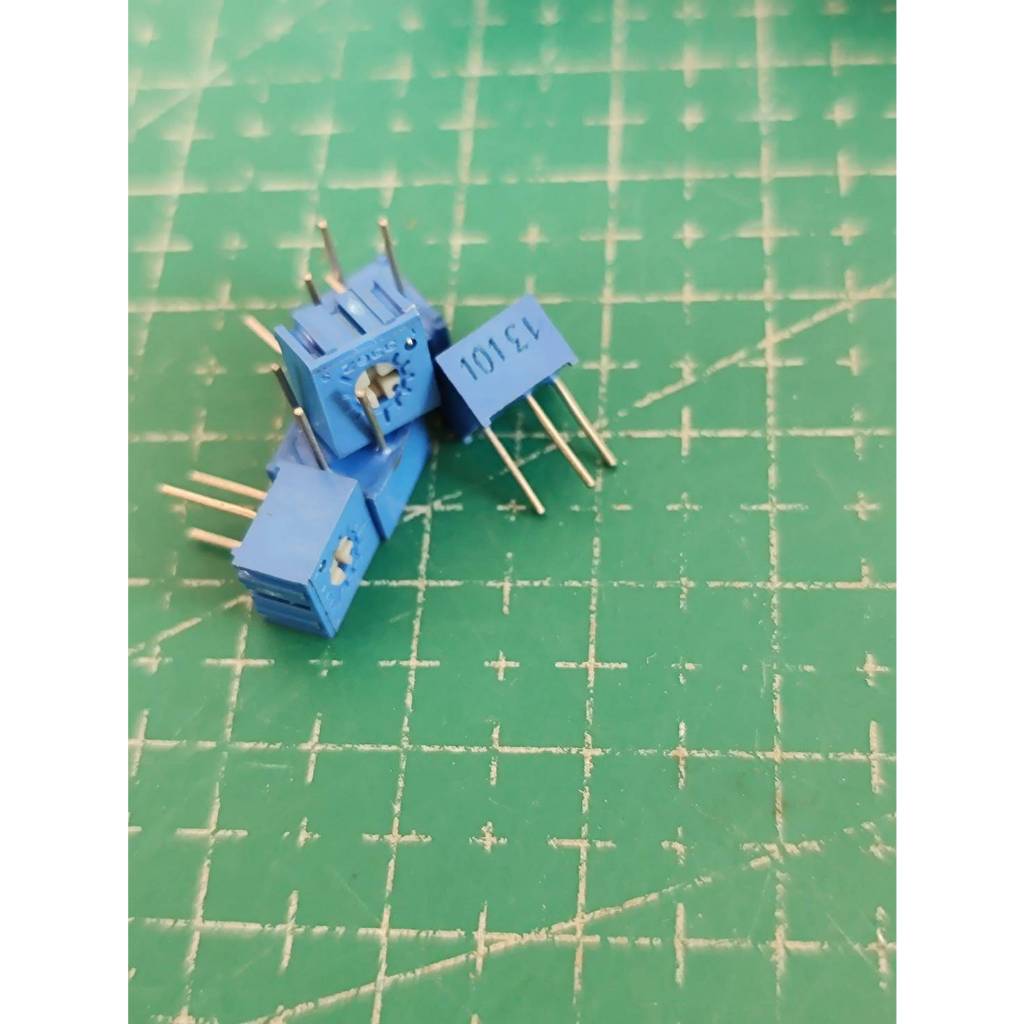 ตัวต้านทานโพเทนชิโอมิเตอร์ ปรับค่าได้ 3362P 100R 200R 500R 1K 5K 10K 3362 50K Trimpot 3362P 3362