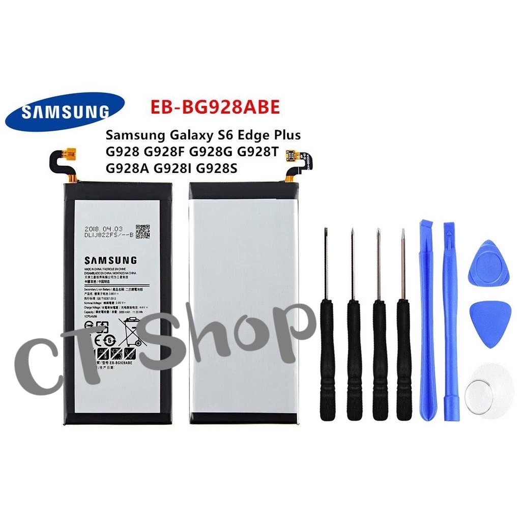 แบตเตอรี่ Samsung Galaxy S6 Edge plus + G928 G928F EB-BG928ABE แถมฟรีชุดถอด+กาวติดแบต
