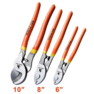 Muscle Cow คีมตัดสายไฟ คีมตัดสายเคเบิ้ล6-8-10นิ้ว คีม คีมตัด ตัดสายเคเบิ้ล (Cable Cutter)