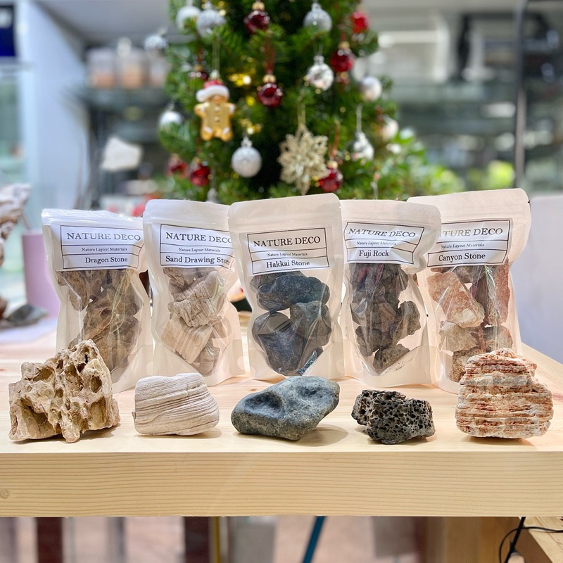 หินตกแต่งตู้ปลา ตู้ไม้น้ำ หินจัดเลย์เอาท์ Hakkai,Fuji,Canyon,Dragon stone